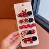 Horquilla de dopamina dulce y fresca de estilo japonés y coreano, flequillo lateral ligero de lujo de alta calidad, horquilla rota, accesorios para el cabello, tocados