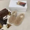 Zapatos versátiles sin cordones para usar al aire libre, forrados de felpa, estilo de hada, nueva colección otoño/invierno 2026, talla grande, zapatos esponjosos, mocasines para mujer, felpa