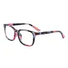 Nuevos Espejos Planos Retro Anti-Luz Azul para Hombres y Mujeres, Espejos Planos de Moda y Versátiles, Venta Directa de Fábrica Gafas al por Mayor 15969