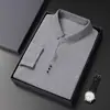Camisa Polo de Manga Larga para Hombre 2023 Otoño Nuevo Camiseta Moda Estilo Coreano Juventud Manga Larga Hombre Top Lel
