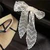 Lazo Blanco Encaje Cinta Bufanda de Seda Collar Collar Joyería Ligera de Lujo Nicho para Mujer Delgado Estrecho Cinta Todo Fósforo Collar para Clavícula