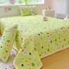 Conjunto de colcha matelassê de algodão para todas as estações com três peças, incluindo um lençol matelassê espesso, adequado para dormitórios estudantis e colchões