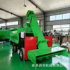 Máquina de limpeza de esterco com tração nas quatro rodas, equipamento para pecuária, raspador de esterco, máquina hidráulica de remoção de esterco com autodescarga para pastagens