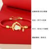 Nuevo Pulsera Original de Jade Hetian del Año del Serpiente para Mujer, Plata de Ley S925, Joyería de Hilo Rojo, Joyería de Jade de Lirio del Valle