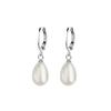 Pendientes Únicos de Perla Barroca, Cheongsam de Lujo Ligero Estilo Chino, Temperamento Elegante, Pendientes de Perla de Concha Blanca en Forma de Gota
