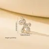 Acessórios de Joias Materiais Artesanais Cobre Animal Estéreo Zodíaco Cavalo Pingente DIY Colar Pulseira Brincos Pingente