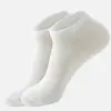 Meias masculinas de cano médio verão absorventes de suor respiráveis primavera e outono finas meias masculinas não caem com meias sapatilha antiderrapantes meias finas de malha