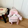 Mochila Rosa de Conejo de Alta Apariencia para Mujer, Linda y Moderna para Niñas, Versátil para Estudiantes, Gran Capacidad para Viajes y Trayectos
