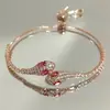 [Nuevo] [Serpiente Espiritual Azul Hielo] Caperucita Roja Explosiones Pulsera Serpiente Espiritual Completa Pulsera de Tirar Joyería de Lujo de Alta Gama
