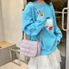 Bolsa Pequeña de Ropa de Algodón Transfronteriza Nueva Bolsa Acolchada para Mujer Versátil Casual para Niña Bolso de Hombro Cruzado Flip Cloud para Mujer