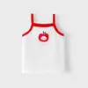 Camisola de Algodón Jersey para Bebé Niña Primavera Verano Chaleco Camisola Estilo Dulce Simple Sin Mangas para Niños
