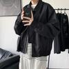 Chaqueta Corta Color Caqui para Hombre Estilo Coreano Primavera y Otoño chic Funcional Ropa de Trabajo Chaqueta de Aviador Plutton Atractivo Estilo Ligeramente Maduro Ropa para Hombre