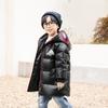 Chaqueta de plumón para niños, larga para niños, nueva 2023, versión coreana, ropa para bebés y niños, abrigo grueso para niños al por mayor