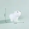 Paisagem em miniatura transfronteiriça apresentando fofos enfeites de panda, crocodilo e lagarta - Enfeites decorativos DIY e acessórios para pendurar