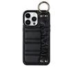 Correa de muñeca plisada adecuada para Apple 14ProMax, correa de muñeca con anillo, funda de cuero para teléfono móvil, soporte para iPhone 13, protección contra caídas