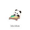Lembranças Turísticas de Sichuan Vida Tranquila em Chengdu Broche de Metal de Panda Acessórios de Decoração para Roupas Bolsas Broche