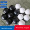 Bala de borracha de 17 mm bala de pistola de ar bola de borracha preta bala de borracha com borda redonda original