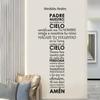 Cruz personalidade preta slogan inglês adesivo de parede quarto sala de estar estúdio fundo decoração de parede adesivo autoadesivo