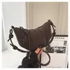 Nueva Bolsa de Croissant de Nicho para Mujer Invierno 2026, Linda y Casual, Bolso Cruzado Simple Tipo Dumpling para Viajes Diarios y Almacenamiento de Teléfono