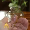 Pantalla de Lámpara de Vidrio Pequeña con Encaje Accesorios para Buda Resistente al Calor Transparente Nostálgico Retro Cubierta a Prueba de Viento para Lámpara de Aceite Portavelas