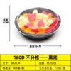 Caja de fruta desechable de plástico para cortar fruta fresca, redonda, transparente, cubierta, para embalaje de ensalada de frutas
