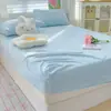 Sábana Bajera de Terciopelo de Leche Versión Engrosada Cubrecolchón de Calentamiento Rápido de Tres Segundos Fabricante Venta al Por Mayor Sábana Bajera de Una Pieza Personalización por Muestra Faldón de Cama Cubrecolchón