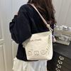 Bolsa de Mão de Nicho Moderna e Tendência de Comércio Exterior 2025 Nova Bolsa Tote de Ombro Versátil de Desenho Animado Bolsa de Axila para o Dia a Dia