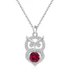 Collar Versátil de Plata de Ley S925 Europea y Americana Transfronterizo con Doce Piedras de Nacimiento Colgante Moda Amazon Cadena para Clavícula