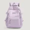 Mochila de Nylon de Doble Capa Grande y Sencilla, Modelo Nuevo de Verano 2026, para Estudiantes de Secundaria, Preparatoria y Universidad
