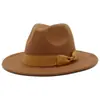Sombrero de ala ancha con lazo grande estilo europeo y americano transfronterizo moda femenina todo fósforo Sombrero Jazz Británico Sombrero Jazz Masculino Sombrero de Copa