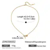 Collar de Amor de Acero de Titanio Jieding Cadena Ligera de Lujo para Clavícula Joyería que No se Desvanece Joyería de Acero Inoxidable Venta al por Mayor de Alta Gama Transfronteriza