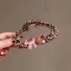 Pinza de Nube con Estampado de Leopardo Coreana para Mujer, Nuevo Estilo de Alta Gama 2025, Pinza para el Pelo de Cachorro para la Parte Posterior de la Cabeza, Pinza de Tiburón Grande