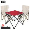 Mesa y Silla Plegable para Ocio al Aire Libre Impermeable Tela Oxford Mesa Camping BBQ Juego de Mesa y Silla Silla Portátil para Bocetos Pesca