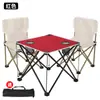 Mesa y Silla Plegable para Ocio al Aire Libre Impermeable Tela Oxford Mesa Camping BBQ Juego de Mesa y Silla Silla Portátil para Bocetos Pesca