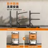Estante de cocina doméstico multifuncional estante de almacenamiento para ollas multicapa gabinete debajo del fregadero estufa estante para ollas en capas