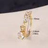 Moda Joker Nuevo Anillo de Nariz de 7 Barras Mariposa Luna Aro de Nariz Aro de Cartílago de Oreja Acero Inoxidable Barra en L Perforación de Nariz de Moda