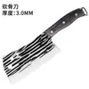 Forjado cuchillo de cocina doméstico acero inoxidable afilado río y lago corriente cuchillo para rebanar cocina cuchillo para cortar huesos juego de dos piezas Venta al por mayor