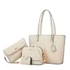 Conjunto de Bolsas de Quatro Peças de Grande Capacidade Transfronteiriço Novo 2026, Bolsa Simples da Moda e Tendência para Mãe e Filha, Bolsa Feminina de Ombro Cruzado
