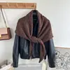 Xale Duncan Escocês Alta Qualidade Estilo Europeu e Americano Lenço Triângulo Inverno Quente Lã Cachecol Colete de Exterior Elegante
