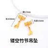 Acessórios Banhados a Ouro Pulseira de Contas DIY Estrela de Cinco Pontas Vazada Contas Espaçadoras Materiais para Acessórios Acessórios para Pulseira