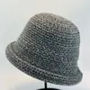 Gorro de Punto de Borde Enrollado de Alta Calidad Versión Coreana Hace que la Cara se Vea Más Pequeña, Adecuado para Circunferencia de Cabeza Grande, Otoño e Invierno Cálido y a Prueba de Frío Sombrero de Pescador a la Moda
