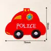 Parches Bordados de Coches de Dibujos Animados, Parches Bordados por Computadora Multicolores para Decoración de Ropa Infantil, Suministro Transfronterizo