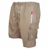 Shorts Cargo de Moda Multibolsos em Estoque Venda Quente Transfronteiriça Calças Casuais Masculinas Comprimento até o Joelho Comércio Exterior Amazon Shorts Cargo