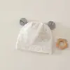 Gorro fetal para bebé, apto para todas las estaciones, hecho de algodón puro, para recién nacidos, para usar en la sala de partos y al aire libre, protege la fontanela, sin costuras y a prueba de viento