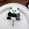 Gancho de Puerta Lindo de Panda Copyright Gancho de Regalo Puerta Dibujo Animado Baño Lindo Gancho de Acrílico para Estudiante