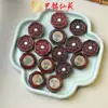 Acessórios de Fivela de Nuvem com Incrustação de Jato em Jacarandá para Pulseira DIY, Colar, Celular, Chaveiro, Pingente, Acessórios de Pingente