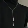 Conjunto de Cadena para Suéter de Otoño e Invierno, Diseño de Nicho de Moda, Collar Versátil, Estilo de Lujo Ligero, Elegante Cadena para Suéter de Socialité