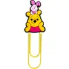 Clipes de Papel Grandes do Ursinho Pooh Material de Escritório Clipes de Papel Criativos Fofos Clipes em Forma de U Desenho Animado em PVC Marcadores de Página Coloridos