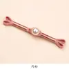 Fivela Retro Artesanal Cauda de Andorinha Enrolada com Linha, Acessórios de Botão Decorativo para Gola de Hanfu Qipao Estilo Dinastia Ming e Song