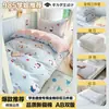Juego de ropa de cama completo para dormitorio universitario, juego de sábanas bajeras de seis piezas 100% algodón para literas, juego de tres piezas de algodón puro al por mayor